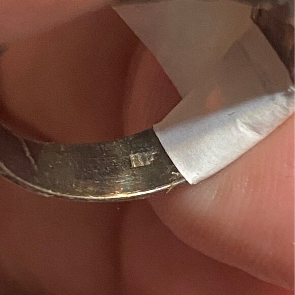 Ring Size 7.5 Garnet Sterling Silver 925 Women Semi-Precious Stone - Picture 12 of 12